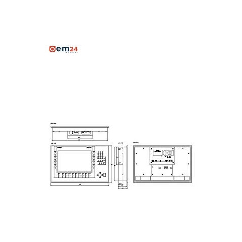 SIEMENS SIMATIC KP1200 COMFORT PANEL 12" - 6AV2124-1MC01-0AX0