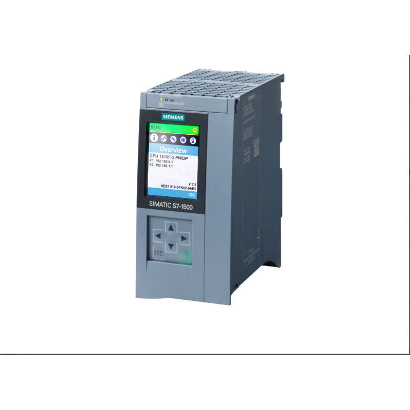 SIEMENS SIMATIC S7-1500F CPU FAIL-SAFE 1516F-3 PN/DP - 6ES7516-3FN02-0AB0 SIEMENS SIMATIC S7-1500F CPU FAIL-SAFE 1516F-3 PN/DP - 6ES7516-3FN02-0AB0