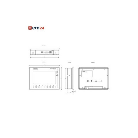 SIEMENS SIMATIC BASIC HMI PANEL KTP700 FARBE DP 7" - 6AV2123-2GA03-0AX0