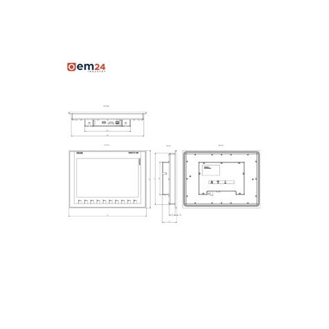 SIEMENS SIMATIC BASIC HMI PANEL KTP1200 FARBE DP 12" - 6AV2123-2MA03-0AX0