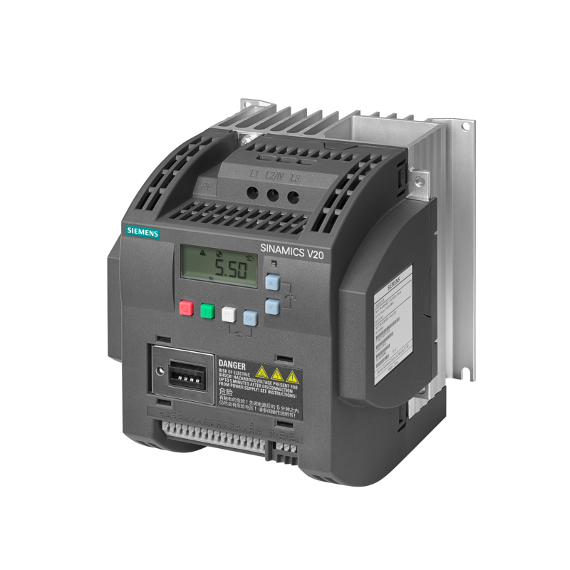 SIEMENS SINAMICS V20 4 KW WECHSELRICHTER – 6SL3210-5BE24-0UV0 SIEMENS SINAMICS V20 4 KW WECHSELRICHTER – 6SL3210-5BE24-0UV0