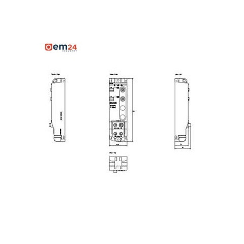 SIEMENS SIMATIC ET 200AL 157-1 PN-Schnittstellenmodul – 6ES7157-1AB00-0AB0