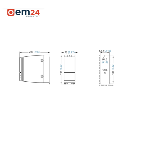 SIEMENS SINAMICS G120C 4KW WECHSELRICHTER - 6SL3210-1KE18-8AF1