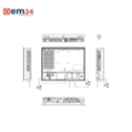 PRO-FACE HMI-PANEL GP4000 10" - PFXGP4501TADW