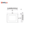 PRO-FACE HMI-PANEL GP4000 10" - PFXGP4501TADW